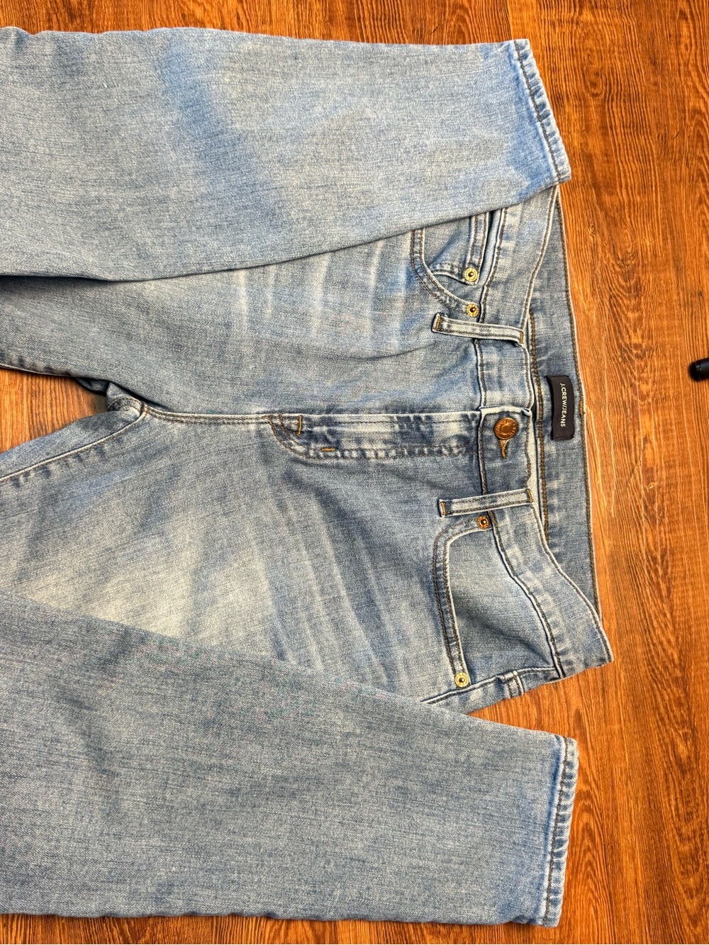 J.Crew 9” High-Rise Toothpick Skinny Jeans Women’s Size 30 Light Wash Stretch De - Picture 9 of 12